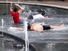 Купание Овечкина в фонтане признано лучшим хоккейным моментом в твиттере