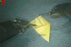 Управляемый хирургический робот складывает оригами