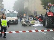 На гонках в Сан-Марино автомобиль врезался в толпу зрителей