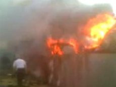 Су-27 сожгли подмосковные дачи