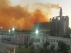 Мощный взрыв на азотном заводе в Турции