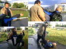 Школьник напал на бездомного, но получил отпор