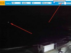 Опубликовано видео с веб-камеры на пляже в Адлере в ночь крушения Ту-152