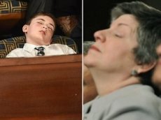 Однофамилец Трампа задремал во время речи президента в Конгрессе