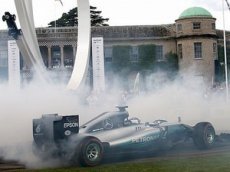 Валттери Боттас на Фестивале скорости в Гудвуде