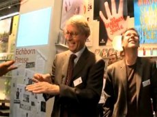 Нестандартная реклама на книжной ярмарке во Франкфурте
