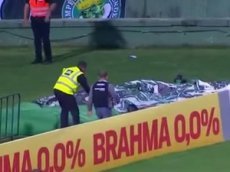 Бразилец забил гол и провалился под землю