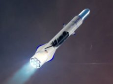 Взлет и посадка ракеты «New Glenn»