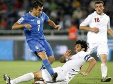 Два эффектных гола Кахи Каладзе помогли Италии победить Грузию