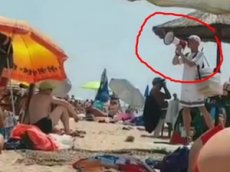 Сети взорвало видео с пляжа на украинском курорте