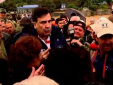 Саакашвили не нашел общего языка с жителями Одесской области