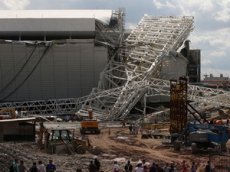 В Бразилии обрушился стадион открытия ЧМ-2014