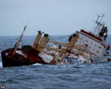 У берегов Великобритании затонуло грузовое судно
