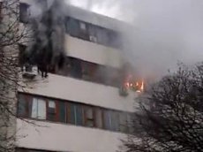 Страшный пожар в Харькове