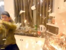 Три друга едва не взорвались вместе с тостером