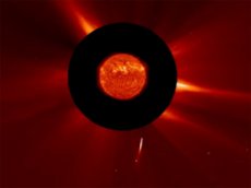 НАСА обнародовало кадры столкновения кометы с Солнцем