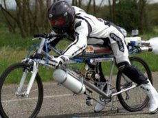 Француз установил новый рекорд скорости на велосипеде