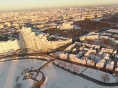 Житель Минска снял видео с помощью квадрокоптера