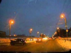 В Челябинске массовую дорожную аварию сняли на видео