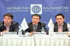 Казахские банкиры вступили в рукопашную с вкладчиками прямо на на пресс-конференции