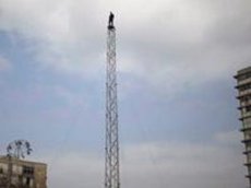 Экстремал из Тель-Авива простоял на столбе 35 часов