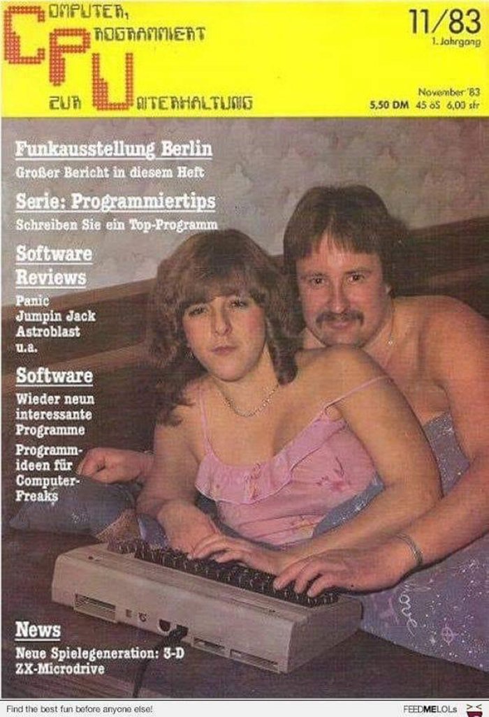Обложка архивного компьютерного журнала 