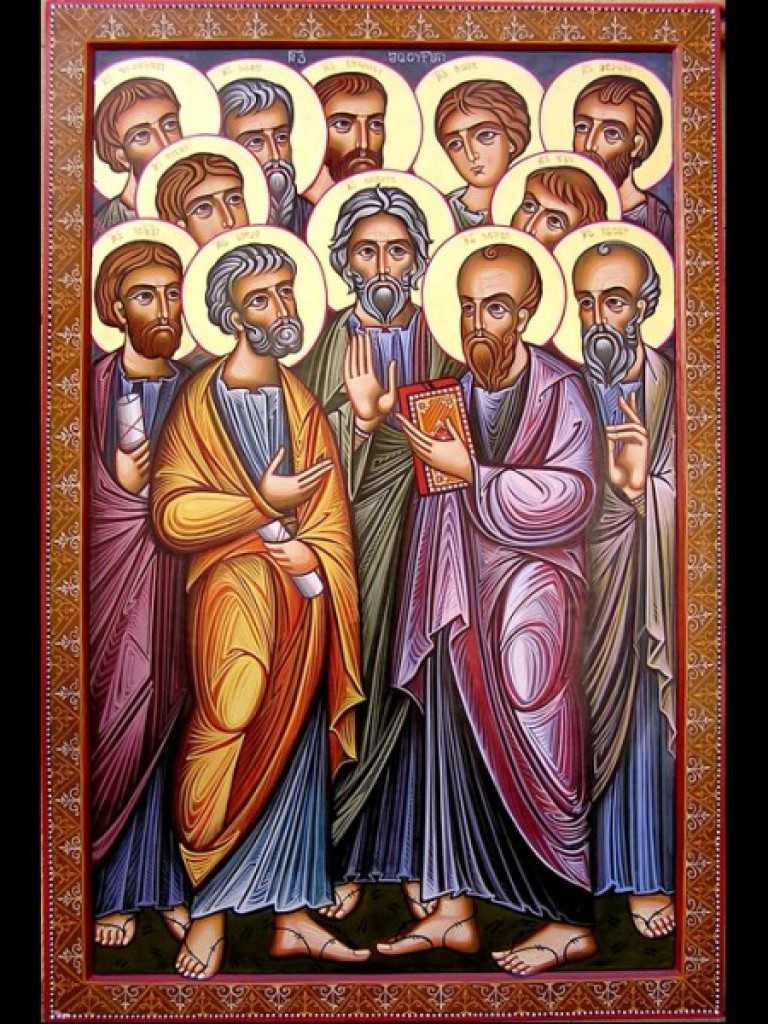Где были апостолы. 12 Апостолов Иисуса Христа.