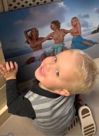 Собчак заставила 3-летнего сына смотреть на голое фото себя и подруг