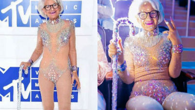 88-летняя интернет-звезда пришла на вручение премии MTV в купальнике