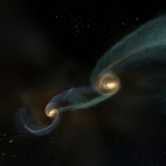 В центре "земной" галактики могут находиться две черные дыры