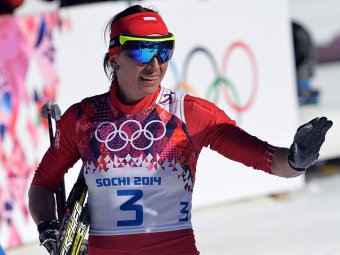 Лыжница из Польши выиграла "золото" Олимпиады со сломаной ногой