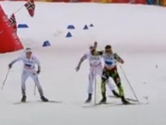 Россияне остались без наград в лыжной эстафете в Швеции (ВИДЕО)