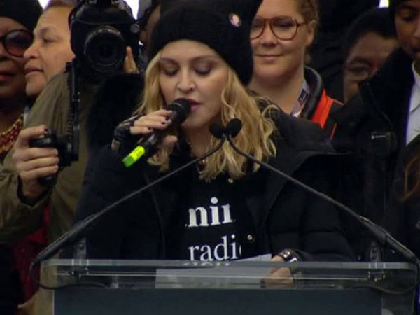 Мадонна нецензурно выругалась на Трампа в прямом эфире CNN