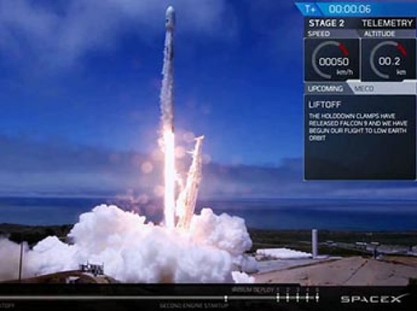 Ракета Falcon 9 вывела на орбиту 10 новейших спутников связи