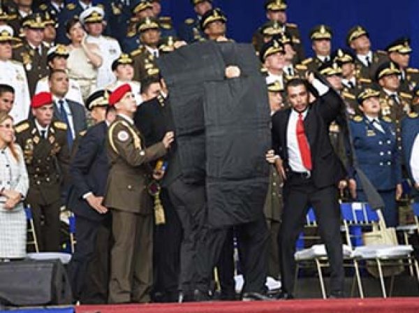 Покушение на президента Венесуэлы Мадуро попало на видео