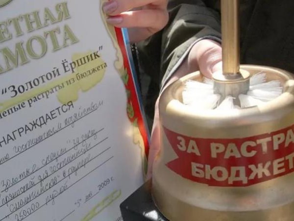 СМИ назвали кандидатов на премию "Золотой ершик" за самые нелепые и дорогие госзакупки в РФ
