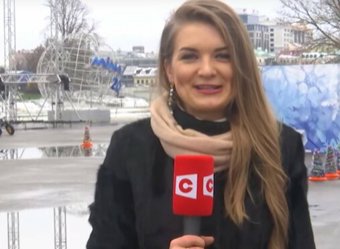 Зрителей озадачил эфир с пьяной белорусской журналисткой (ВИДЕО)