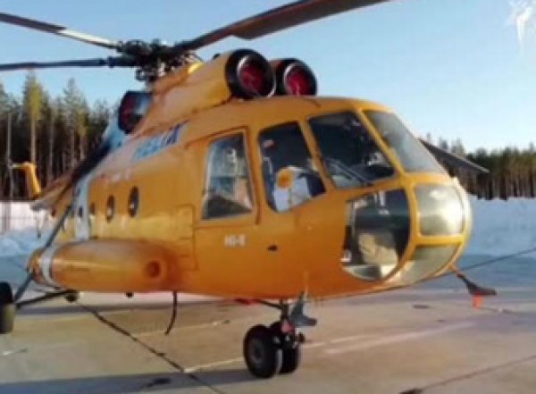 В Коми обстреляли вертолет Ми-8 (ВИДЕО)
