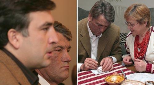 Депардье, Ющенко и Саакашвили сообразили на троих