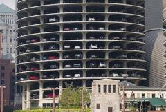 "Марина сити" – 20-этажная парковка машин в Чикаго
