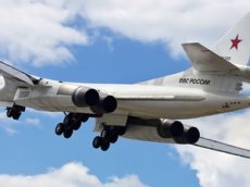Минобороны показало видео первого полета ракетоносца Ту-160М