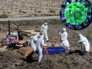 Похороны пациента с коронавирусом в Санкт-Петебурге