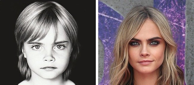Тогда и сейчас: 12 знаменитых фотомоделей в детстве