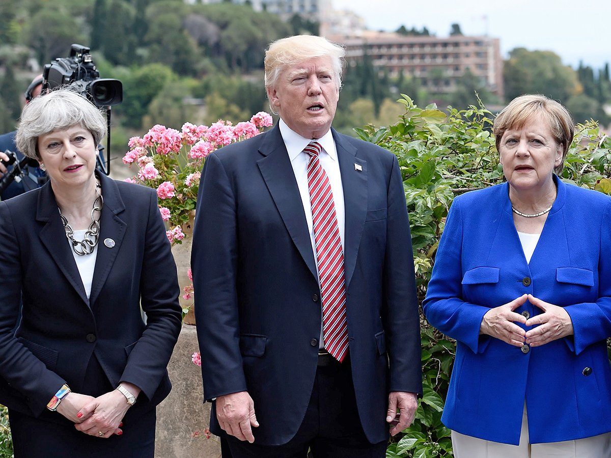 Трамп унизил Мэй и Меркель