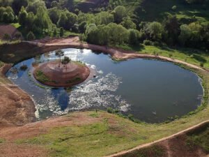 В Калуге решили осушить озеро в форме сердца