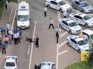 Стрельба на Ленинском проспекте в Москве