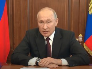 Видеообращение Путина