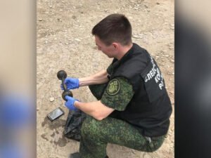 Мать убила сына гантелей