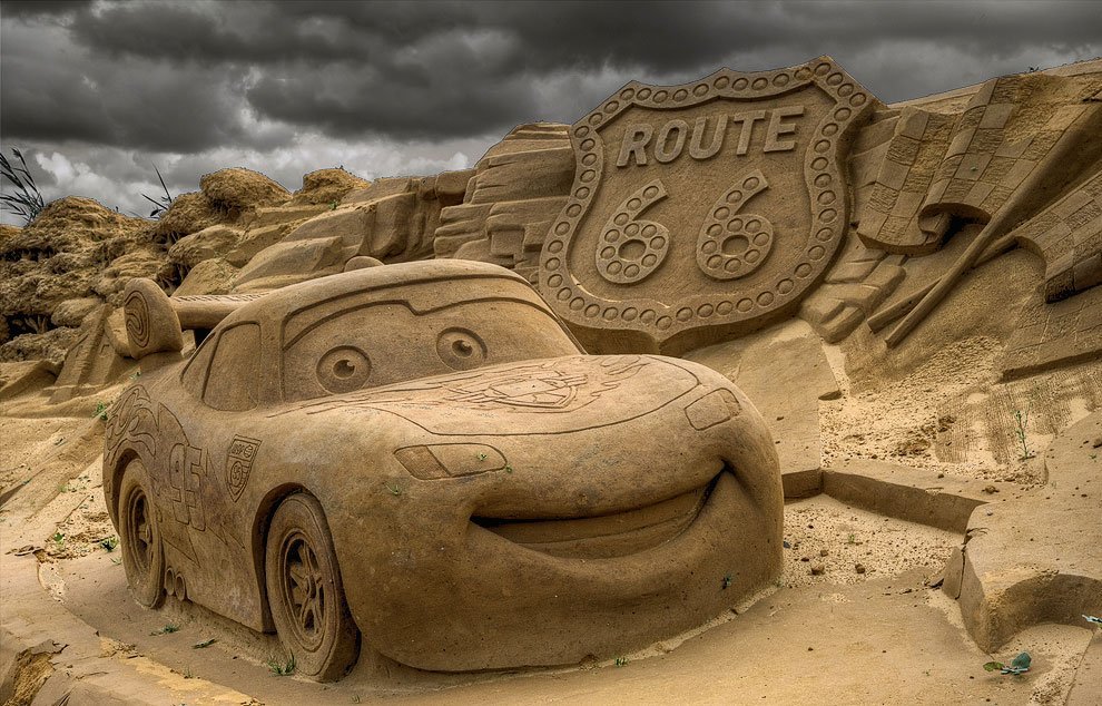 Удивительные песчаные скульптуры