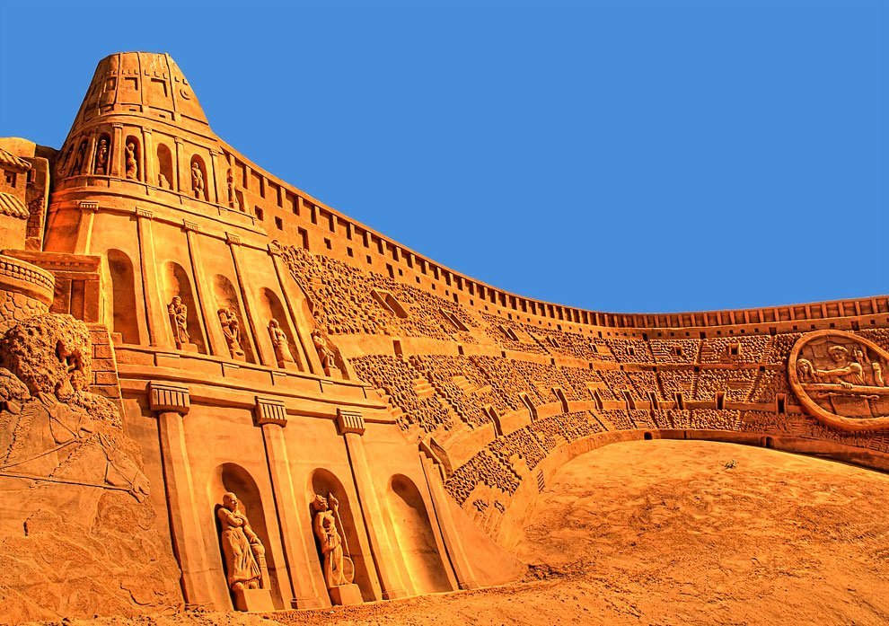 Удивительные песчаные скульптуры